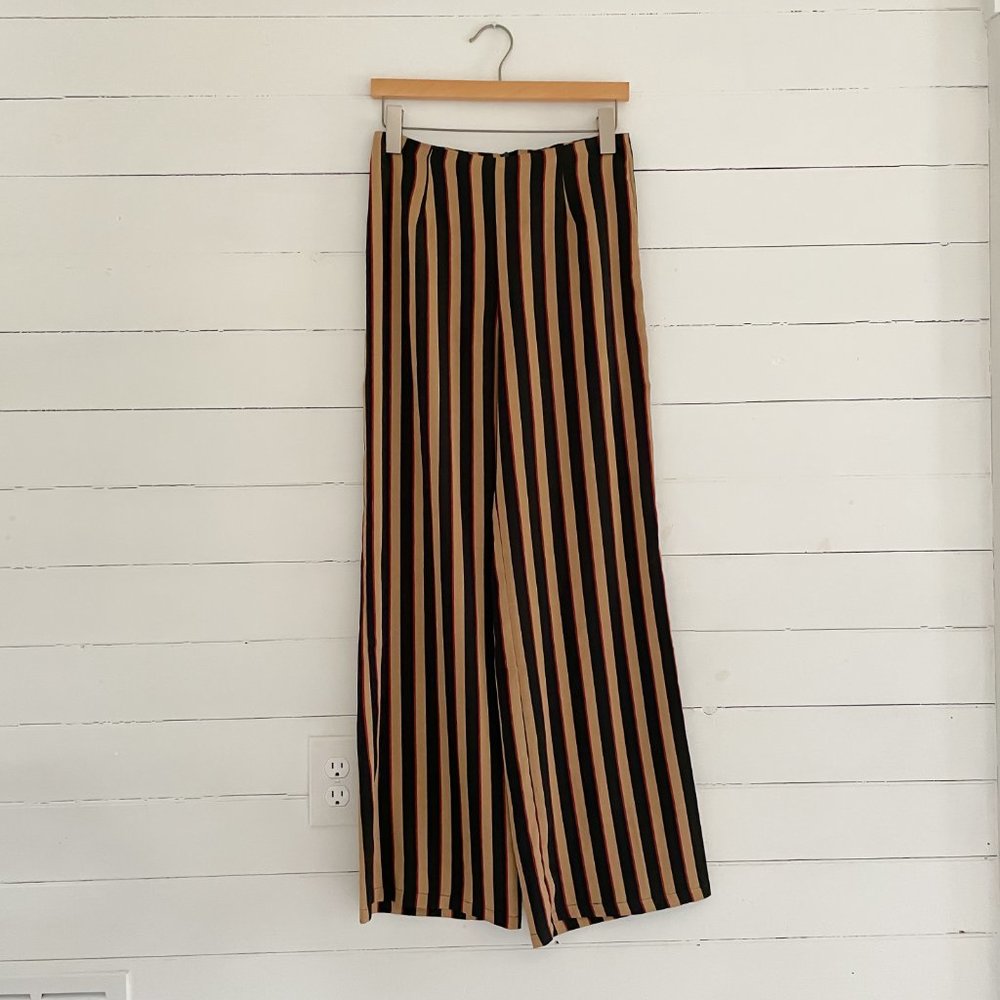 Forever 21 Striped Wide Leg Pants